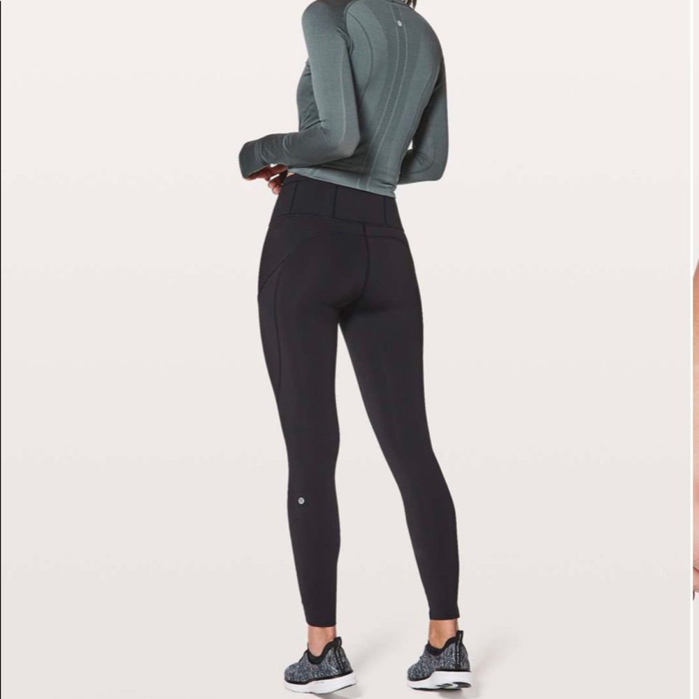 lululemon “Fast and Free 7/8 Tight” legging sz 10